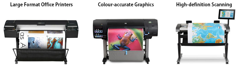 Large Format Printers & Scanners by HP